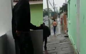 Escândalo no Quintal: Casal Gay Flagrado em Ação e Expulso com Ameaças