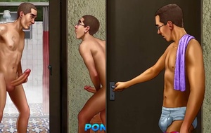 Flagra Proibido: Homens se Exibem no Banheiro com Tudo à Mostra