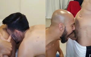 Submisso ardente entrega o corpo e se entrega ao prazer